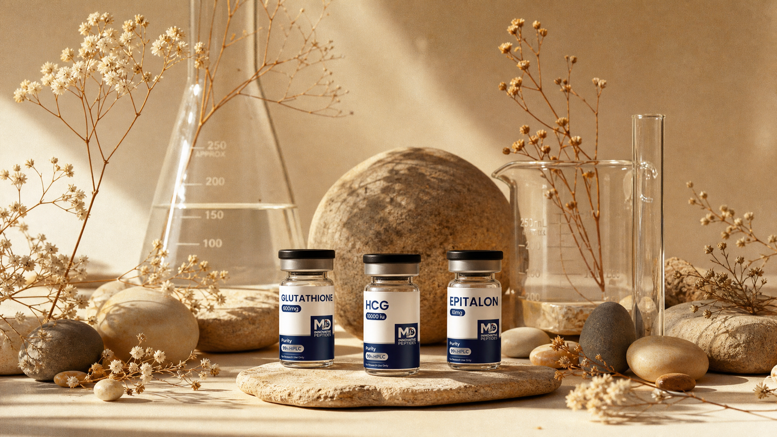 MD Innovative Peptides research vials