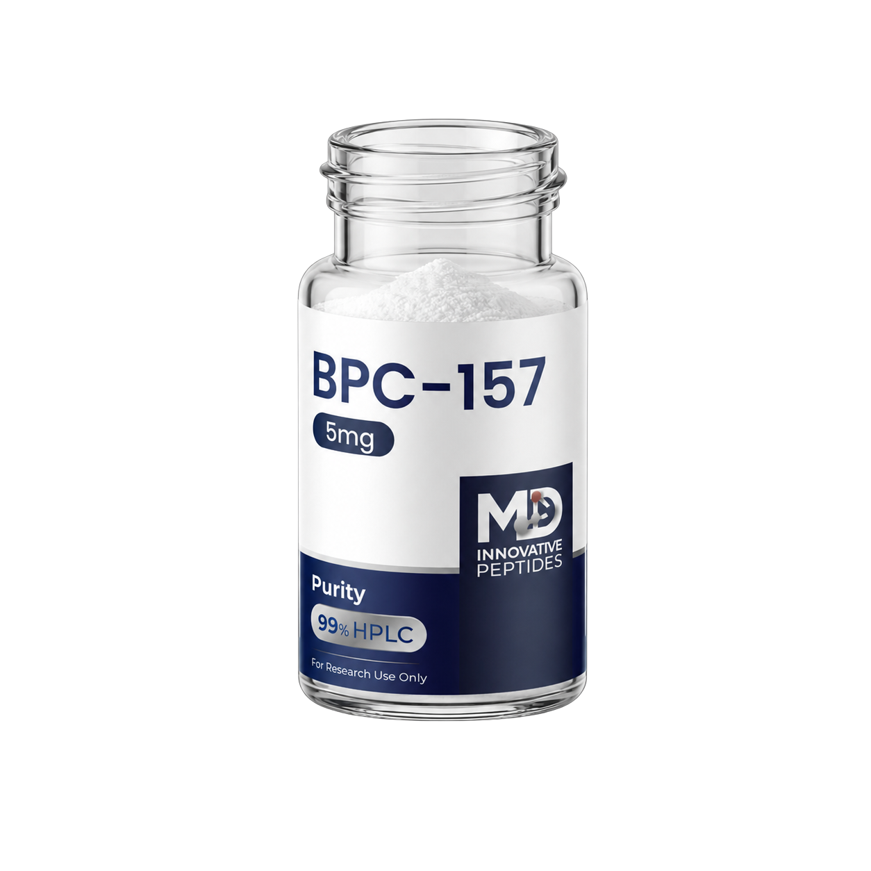 Open BPC-157 vial
